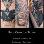 Trabajos recientes de Ruth Cuervilu Tattoo en Km13 Studio