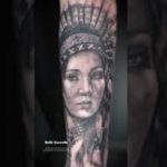 Tatuando Realismo - India Finalizado - Ruth Cuervilu Tattoo - KM13 Studio - Estudio de tatuajes Astrabudua Erandio Bizkaia Bilbao
